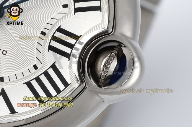 Ballon Bleu De Cartier 36mm AF White/Roman on SS/SS Bracelet NH05 Ballon Bleu De Cartier 36mm AF White/Roman on SS/SS Bracelet NH05