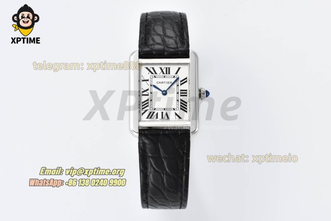 Tank Solo 24.4mm AF White/Roman on SS/LE Strap Quartz Tank Solo 24.4mm AF White/Roman on SS/LE Strap Quartz