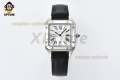Santos Dumont 27.5mm AF White/Roman on SS/LE Strap Quartz Santos Dumont 27.5mm AF White/Roman on SS/LE Strap Quartz