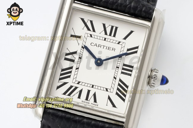 Tank Must 25.5mm AF White/Roman on SS/Lychee LE Strap Quartz Tank Must 25.5mm AF White/Roman on SS/Lychee LE Strap Quartz