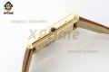 Tank Louis Date 25.5mm AF White/Roman on YG/LE Strap Quartz Tank Louis Date 25.5mm AF White/Roman on YG/LE Strap Quartz