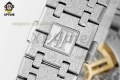 Royal Oak Chrono 26240 Frosted 41mm APSF Blue/Stick on SS/SS Bracelet SH4401 Super Clone