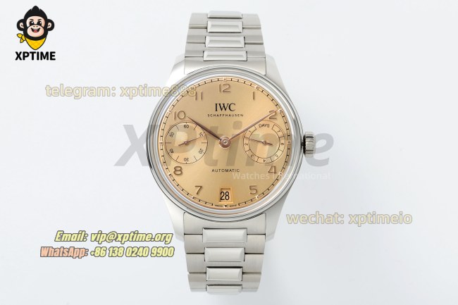 Portugieser 7 Days 42mm 2024 APS Gold/Numeral on SS/SS Bracelet A52010 Portugieser 7 Days 42mm 2024 APS Gold/Numeral on SS/SS Bracelet A52010