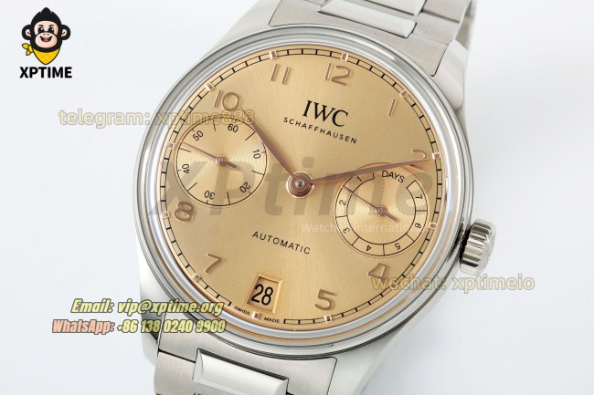 Portugieser 7 Days 42mm 2024 APS Gold/Numeral on SS/SS Bracelet A52010 Portugieser 7 Days 42mm 2024 APS Gold/Numeral on SS/SS Bracelet A52010