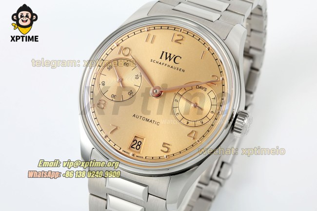 Portugieser 7 Days 42mm 2024 APS Gold/Numeral on SS/SS Bracelet A52010 Portugieser 7 Days 42mm 2024 APS Gold/Numeral on SS/SS Bracelet A52010
