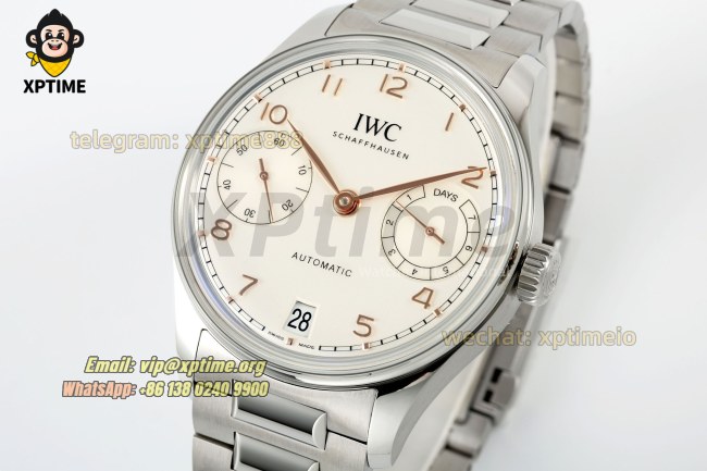 Portugieser 7 Days 42mm 2024 APS White/Numeral on SS/SS Bracelet A52010 Portugieser 7 Days 42mm 2024 APS White/Numeral on SS/SS Bracelet A52010