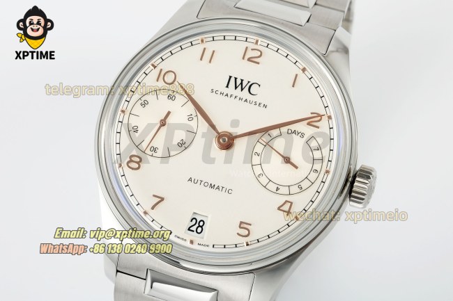 Portugieser 7 Days 42mm 2024 APS White/Numeral on SS/SS Bracelet A52010 Portugieser 7 Days 42mm 2024 APS White/Numeral on SS/SS Bracelet A52010
