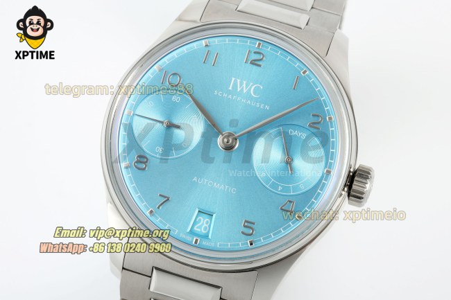 Portugieser 7 Days 42mm 2024 APS Blue/Numerals on SS/SS Bracelet A52010 Portugieser 7 Days 42mm 2024 APS Blue/Numerals on SS/SS Bracelet A52010