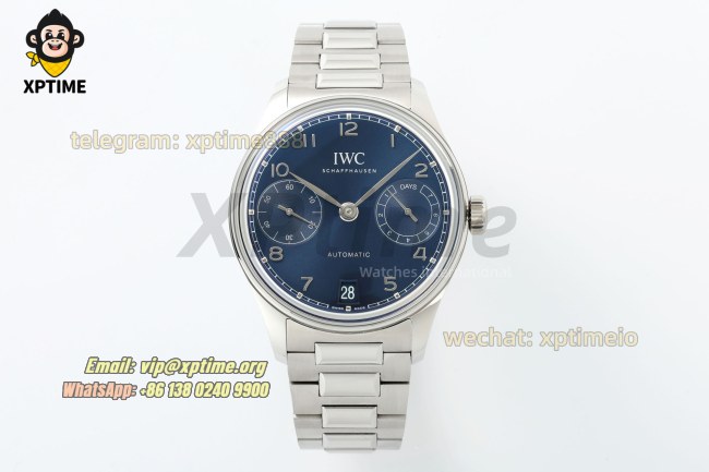 Portugieser 7 Days 42mm 2024 APS Blue/Numeral on SS/SS Bracelet A52010 Portugieser 7 Days 42mm 2024 APS Blue/Numeral on SS/SS Bracelet A52010