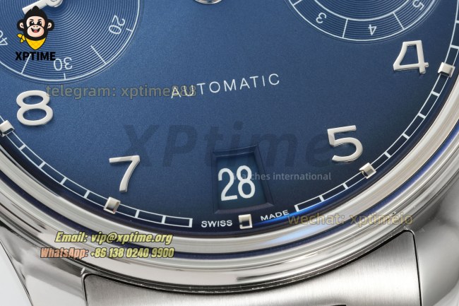 Portugieser 7 Days 42mm 2024 APS Blue/Numeral on SS/SS Bracelet A52010 Portugieser 7 Days 42mm 2024 APS Blue/Numeral on SS/SS Bracelet A52010