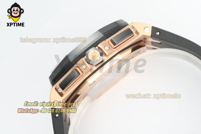 Royal Oak Offshore 26400SO 44mm APPF Black & White/Stick on RG/RU Bracelet A7750 Royal Oak Offshore 26400SO 44mm APPF Black & White/Stick on RG/RU Bracelet A7750