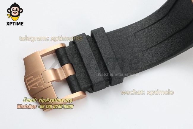Royal Oak Offshore 26400SO 44mm APPF Black/Stick on RG/RU Bracelet A7750 Royal Oak Offshore 26400SO 44mm APPF Black/Stick on RG/RU Bracelet A7750