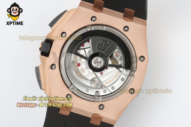 Royal Oak Offshore 26400SO 44mm APPF Gray & Black/Stick on RG/RU Bracelet A7750 Royal Oak Offshore 26400SO 44mm APPF Gray & Black/Stick on RG/RU Bracelet A7750