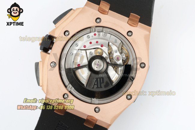 Royal Oak Offshore 26400SO 44mm APPF Black & White/Stick on RG/RU Bracelet A7750 Royal Oak Offshore 26400SO 44mm APPF Black & White/Stick on RG/RU Bracelet A7750