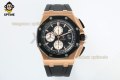 Royal Oak Offshore 26400SO 44mm APPF Black & White/Stick on RG/RU Bracelet A7750 Royal Oak Offshore 26400SO 44mm APPF Black & White/Stick on RG/RU Bracelet A7750