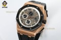 Royal Oak Offshore 26400SO 44mm APPF Gray & Black/Stick on RG/RU Bracelet A7750 Royal Oak Offshore 26400SO 44mm APPF Gray & Black/Stick on RG/RU Bracelet A7750