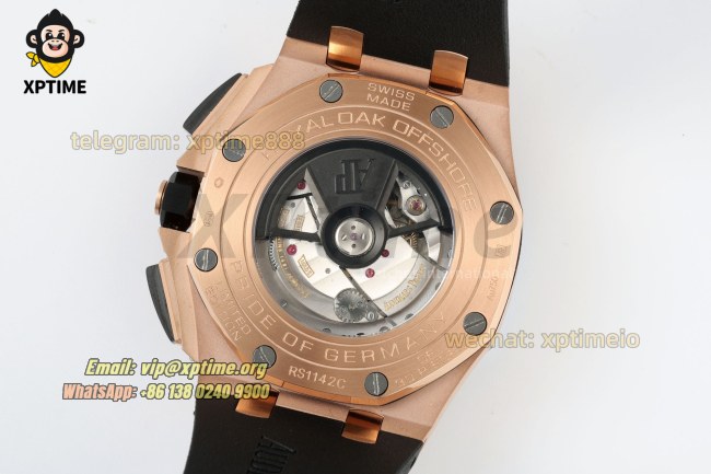 Royal Oak Offshore 26400SO 44mm APPF Gray & Black/Stick on RG/RU Bracelet A7750 Royal Oak Offshore 26400SO 44mm APPF Gray & Black/Stick on RG/RU Bracelet A7750