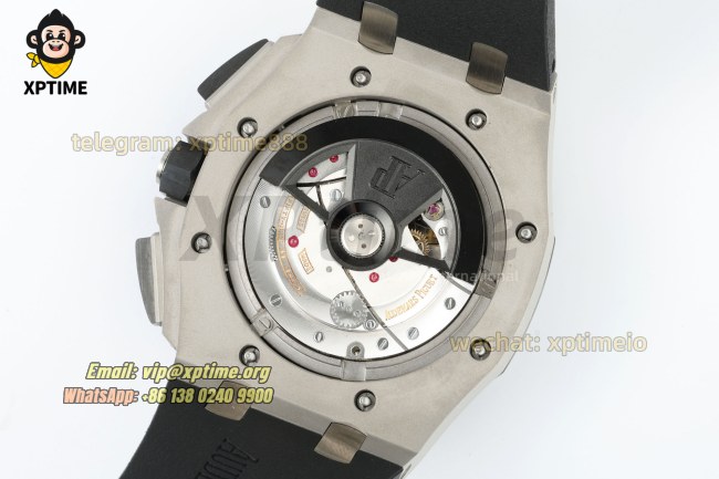Royal Oak Offshore 26400SO 44mm APPF Black/Stick on SS/RU Bracelet A7750 Royal Oak Offshore 26400SO 44mm APPF Black/Stick on SS/RU Bracelet A7750