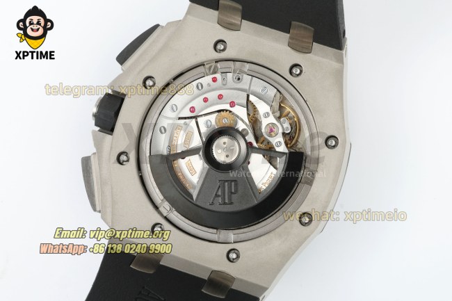 Royal Oak Offshore 26400SO 44mm APPF Black/Stick on SS/RU Bracelet A7750 Royal Oak Offshore 26400SO 44mm APPF Black/Stick on SS/RU Bracelet A7750