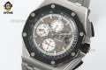 Royal Oak Offshore 26400SO 44mm APPF Gray & White/Stick on SS/RU Bracelet A7750 Royal Oak Offshore 26400SO 44mm APPF Gray & White/Stick on SS/RU Bracelet A7750