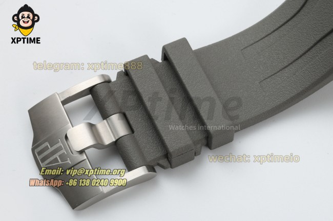 Royal Oak Offshore 26400SO 44mm APPF Gray & White/Stick on SS/RU Bracelet A7750 Royal Oak Offshore 26400SO 44mm APPF Gray & White/Stick on SS/RU Bracelet A7750