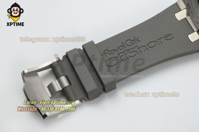 Royal Oak Offshore 26400SO 44mm APPF Gray & White/Stick on SS/RU Bracelet A7750 Royal Oak Offshore 26400SO 44mm APPF Gray & White/Stick on SS/RU Bracelet A7750