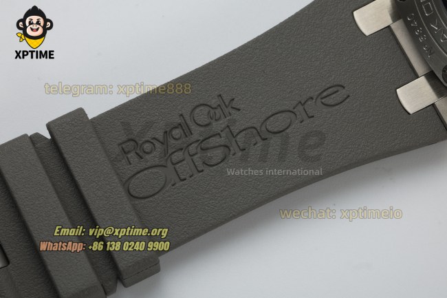 Royal Oak Offshore 26400SO 44mm APPF Gray & White/Stick on SS/RU Bracelet A7750 Royal Oak Offshore 26400SO 44mm APPF Gray & White/Stick on SS/RU Bracelet A7750