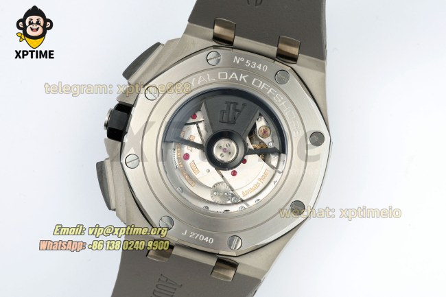 Royal Oak Offshore 26400SO 44mm APPF Gray & White/Stick on SS/RU Bracelet A7750 Royal Oak Offshore 26400SO 44mm APPF Gray & White/Stick on SS/RU Bracelet A7750