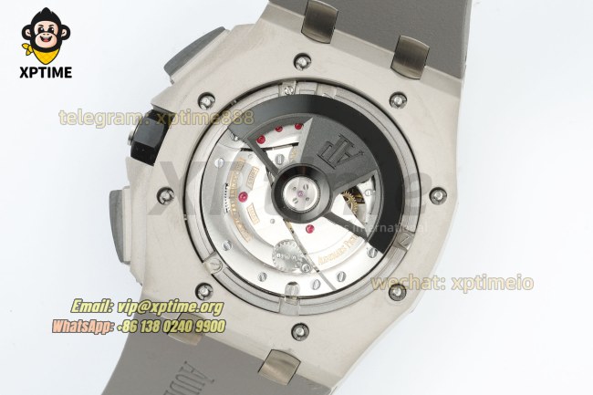 Royal Oak Offshore 26400SO 44mm APPF Gray & White/Stick on SS/RU Bracelet A7750 Royal Oak Offshore 26400SO 44mm APPF Gray & White/Stick on SS/RU Bracelet A7750