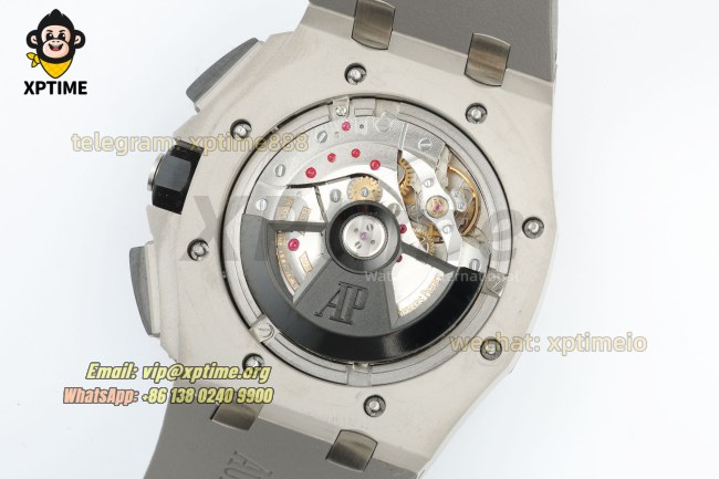 Royal Oak Offshore 26400SO 44mm APPF Gray & White/Stick on SS/RU Bracelet A7750 Royal Oak Offshore 26400SO 44mm APPF Gray & White/Stick on SS/RU Bracelet A7750