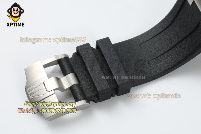 Royal Oak Offshore 26400SO 44mm APPF White & Black/Stick on SS/RU Bracelet A7750 Royal Oak Offshore 26400SO 44mm APPF White & Black/Stick on SS/RU Bracelet A7750