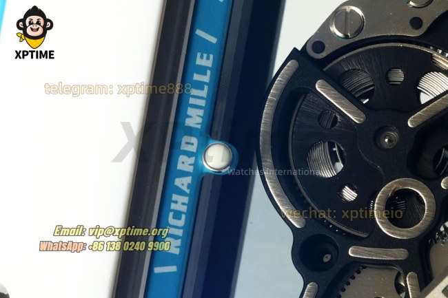 RM055 43mm APSF Sketelon Blue/White on NTPT/RU Strap RMUL2 RM055 43mm APSF Sketelon Blue/White on NTPT/RU Strap RMUL2