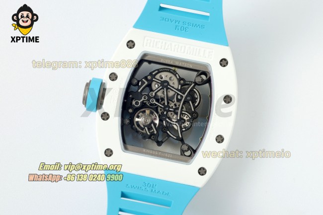 RM055 43mm APSF Sketelon Blue/White on NTPT/RU Strap RMUL2 RM055 43mm APSF Sketelon Blue/White on NTPT/RU Strap RMUL2