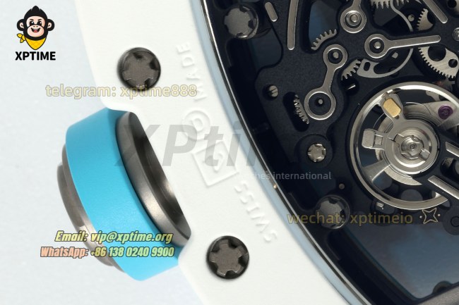 RM055 43mm APSF Sketelon Blue/White on NTPT/RU Strap RMUL2 RM055 43mm APSF Sketelon Blue/White on NTPT/RU Strap RMUL2