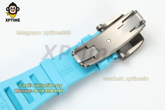 RM055 43mm APSF Sketelon Blue/White on NTPT/RU Strap RMUL2 RM055 43mm APSF Sketelon Blue/White on NTPT/RU Strap RMUL2