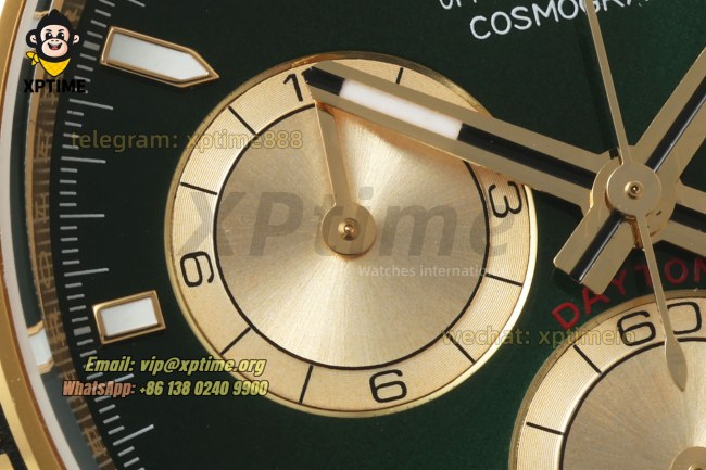 Daytona 126508 40mm APSF Green & Golden/Sticks on YG/YG Bracelet SH4131 Super Clone Daytona 126508 40mm APSF Green & Golden/Sticks on YG/YG Bracelet SH4131 Super Clone