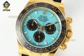 Daytona 126518 40mm APSF Turquoise & Black/Stick on YG/RU Strap SH413 Super Clone (Weighted) Daytona 126518 40mm APSF Turquoise & Black/Stick on YG/RU Strap SH413 Super Clone (Weighted)
