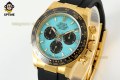 Daytona 126518 40mm APSF Turquoise & Black/Stick on YG/RU Strap SH413 Super Clone (Weighted) Daytona 126518 40mm APSF Turquoise & Black/Stick on YG/RU Strap SH413 Super Clone (Weighted)