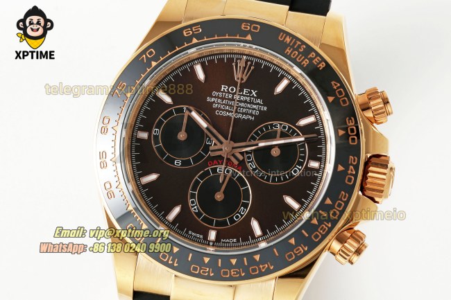 Daytona 126515 40mm APSF Chocolate/Stick on RG/RU Strap SH4131 Super Clone Daytona 126515 40mm APSF Chocolate/Stick on RG/RU Strap SH4131 Super Clone