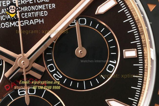 Daytona 126515 40mm APSF Chocolate/Stick on RG/RU Strap SH4131 Super Clone Daytona 126515 40mm APSF Chocolate/Stick on RG/RU Strap SH4131 Super Clone