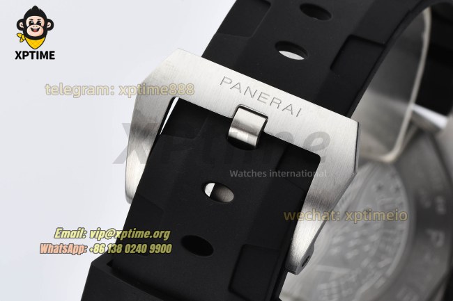 Submersible PAM1323 44mm VSF Gray/Dot on SS/RU Strap P9011 Super Clone Submersible PAM1323 44mm VSF Gray/Dot on SS/RU Strap P9011 Super Clone