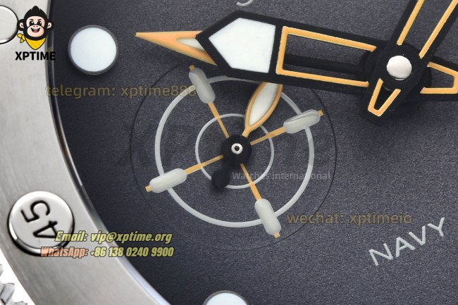 Submersible PAM1323 44mm VSF Gray/Dot on SS/RU Strap P9011 Super Clone Submersible PAM1323 44mm VSF Gray/Dot on SS/RU Strap P9011 Super Clone