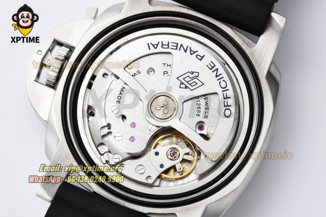 Submersible PAM683 42mm VSF Black/Dot on SS/RU Strap P900 Super Clone Submersible PAM683 42mm VSF Black/Dot on SS/RU Strap P900 Super Clone