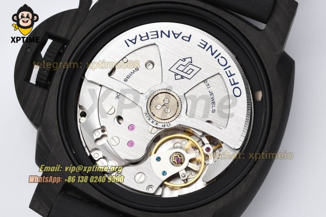 Submersible PAM960 Carbotech 42mm VSF Black/Blue Dot on SS/RU Strap OP.XXXIV Super Clone Submersible PAM960 Carbotech 42mm VSF Black/Blue Dot on SS/RU Strap OP.XXXIV Super Clone
