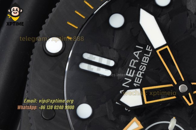 Submersible PAM1324 44mm VSF Black/Dot on Rubber Strap P9011 Super Clone Submersible PAM1324 44mm VSF Black/Dot on Rubber Strap P9011 Super Clone