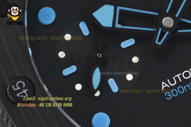 Submersible PAM960 Carbotech 42mm VSF Black/Blue Dot on SS/RU Strap OP.XXXIV Super Clone Submersible PAM960 Carbotech 42mm VSF Black/Blue Dot on SS/RU Strap OP.XXXIV Super Clone