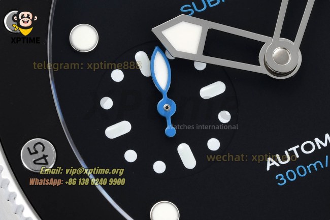 Submersible PAM683 42mm VSF Black/Dot on SS/RU Strap OP XXXIV Super Clone Submersible PAM683 42mm VSF Black/Dot on SS/RU Strap OP XXXIV Super Clone