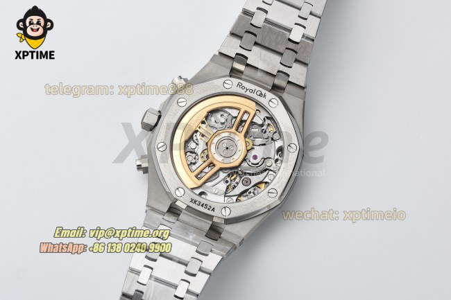 Royal Oak Chrono 26240ST 41mm APSF Blue/Stick on SS/SS Bracelet SH4401 Super Clone Royal Oak Chrono 26240ST 41mm APSF Blue/Stick on SS/SS Bracelet SH4401 Super Clone