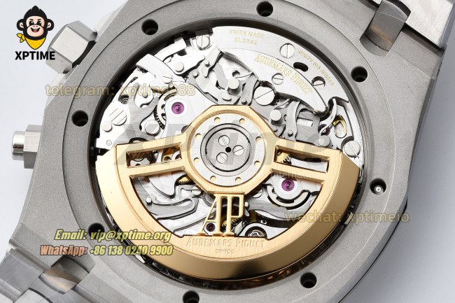 Royal Oak Chrono 26240ST 41mm APSF Black/Stick on SS/SS Bracelet SH4401 Super Clone Royal Oak Chrono 26240ST 41mm APSF Black/Stick on SS/SS Bracelet SH4401 Super Clone