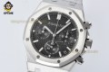 Royal Oak Chrono 26240ST 41mm APSF Black/Stick on SS/SS Bracelet SH4401 Super Clone Royal Oak Chrono 26240ST 41mm APSF Black/Stick on SS/SS Bracelet SH4401 Super Clone